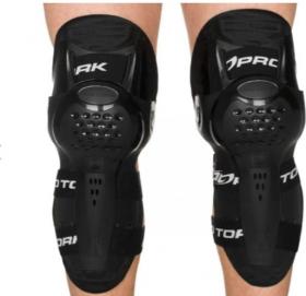 Joelheira Articulada Motocross Pro Tork Motociclista Par Preta