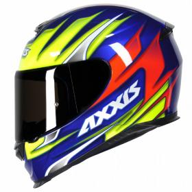 Capacete Axxis Eagle Speed Azul e Amarelo